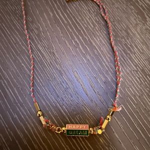 Bohemian Barrel Rope Necklace